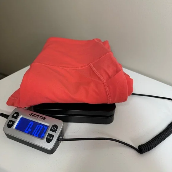 Lululemon Align High Rise Pocket Leggings Coral/Orange Size 10 Like New Active - Picture 7 of 10